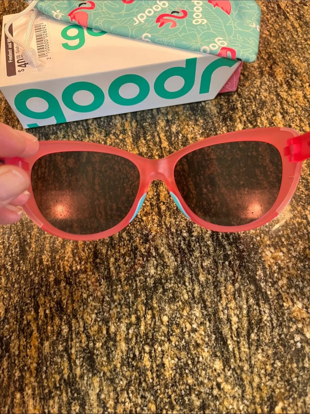Nib Goodr glam g flamingo couture